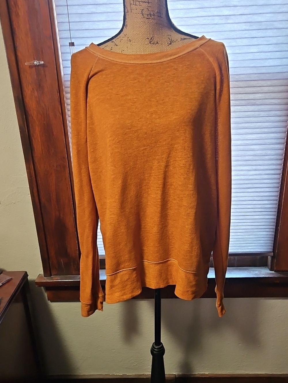 Maurices Crewneck Sweater in Warm Orange